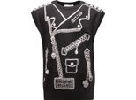 8699Av Smanicato Uomo Moschino Couture Man Wool Sleeveless Sweater