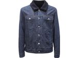 9758Au Giubbotto Uomo Dondup Man Padded Denim Jacket