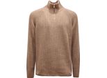 1717Az Maglione Uomo Brooksfield Man Half Zip Wool Blend Sweater