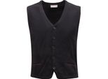 5568Az Gilet Uomo Become Man Wool Sleeveless Sweater Blue