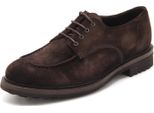 L8672 Scarpa Allacciata Uomo Caracciolo Man Suede Shoes