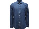 L1792 Camicia Uomo Sonrisa Silvery Denim Man Shirt