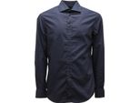 L1633 Camicia Uomo Emporio Armani Modern Fit Man Shirt Blue