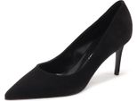 M7469 Decollete Donna Lella Baldi Woman Suede Shoes Black