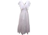 N6852 Abito Sangallo Lungo Donna No Secrets Woman Cotone Dress