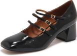 M4633 Decollete Mary Jane Donna Emanuelle Vee Woman Patent Shoes