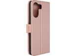 Avizar, Custodia In Ecopelle Con Funzione Di Supporto Xiaomi Redmi 13C / Poco C65, Rosa