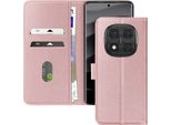 Avizar, Custodia In Ecopelle Con Funzione Di Supporto Per Redmi Note 14 Pro E 14 Pro Plus, Oro Rosa