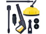 Rosfix Set Di Accessori Per Idropulitrice Ad Alta Pressione – Ricambio Per KäRcher K2 – K7 | Pistola Con Lancia Vario, Spazzola T-Racer