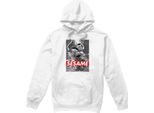 Sesame Street - Felpa Con Cappuccio "Sesame"" Per Uomo/Donna Unisex TV23250 (L) (Bianco)"