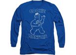 Sesame Street - Maglietta "Simple Cookie"" Per Uomo/Donna Unisex, Manica Lunga TV21282 (M) (Blu Royal)"