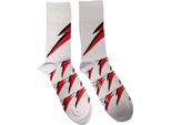 David Bowie - Calzini Alla Caviglia Per Uomo/Donna Unisex RO14644 (37 Eu - 40,5 Eu) (Bianco)
