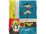 Wonder Woman - Coperta Icons, Setosa, Super Morbida TV23698 (Taglia Unica) (Multicolore)