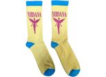 Nirvana - Calzini "Angelic"" Per Uomo/Donna Unisex, In Spugna RO14677 (37 Eu - 40,5 Eu) (Giallo)"
