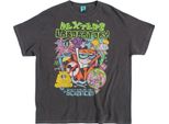 Dexters Laboratory - T-Shirt Uomo/Donna Unisex, Lavaggio Vintage TT704 (L) (Carbone)