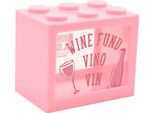 Celebrations - Salvadanaio "Bank Blox Wine Fund"" WD3144 (Taglia Unica) (Rosa)"