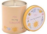 Celebrations - Portacandele "Love Life You Are My Sunshine"" WD3213 (Taglia Unica) (Giallo)"
