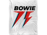 David Bowie - Coperta Con Logo "75"", Setosa E Morbida TV23787 (Taglia Unica) (Multicolore)"