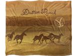 Yellowstone - Coperta Da Equitazione "Dutton Ranch"", Setosa, Supermorbida TV23679 (Taglia Unica) (Colorato)"