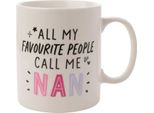 Celebrations - Tazza Da Caffè "Hullabaloo Nan"" WD2941 (Taglia Unica) (Bianco)"