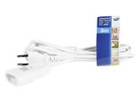 Cavo Di Prolunga Unitec / Spina/Jack Di Prolunga Euro Bianco 3 M