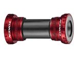 Guarnitura Token TK878EX Movimento Centrale Bsa: Cuscinetto Premium Shimano (24 Mm), Leggero 98 G, Costruzione Robusta, Facile Da Usare, Alternativa Shimano, Rosso