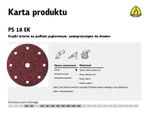 Disco Abrasivo Autoadesivo Klingspor 150Mm Ps18Ek Gr. 40 Gls1 /50Pz.