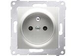 Presa 250 V Simon 54 Premium Con Modulo Schermo Argento