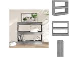 Vidaxl Libreria/Divisorio Grigio Sonoma 80X30X72 Cm - Librerie E Scaffalature