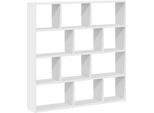 Vidaxl Scaffale A Cubo 12 Scomparti In Legno Bianco