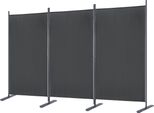Yuenfong Schermo Parete Divisoria Per Ambienti Schermo Per La Privacy 275Cm X 180Cm Schermo Schermo Pieghevole Divisorio Per Ambienti Regolabile (Grigio Scuro)