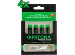 16X Patona Premium USB-C Batterie Ricaricabili Aaa Al Litio 1,5V 750Mwh (4X Blister Da 4)