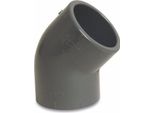 Ginocchio In PVC-U 45° - 63 Mm, Manicotto Adesivo, 16 Bar Kiwa