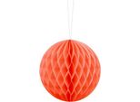 Palla A Nido D'ape Lumina Arancione 10 Cm