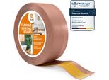 Quest Strisce Per Pavimenti In Pvc 50X20Mm, 10M, Strisce Autoadesive Per Pavimenti, Per Tutti I Tipi Di Superfici, Marrone Chiaro