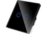 Interruttore A Sfioramento Dual Wi-Fi Solo Live Line Nero__