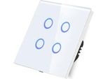 Interruttore A Sfioramento Wlan Quadruplo Solo Live Line Bianco__