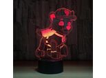 3D-Led-Lampe Paw Patrol Rocky Colore Misto + Fernbedienung