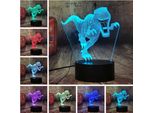 Lampada Led 3D Dinosaurier T-REX Usb/Batteria + Telecomando