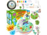 Led Crystal Growing Kit Educativo Creativo Acquario Dinosauro Chimico