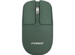 Inf Mouse Wireless 2.4G + Bluetooth Dual Mode, Click Silenzioso, Rotella Metallo Verde