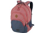 Travelite Zaino Per Il Tempo Libero Zaino Con Scomparto Per Laptop Basic Melange Backpack 22L Red / Marine Rosso Blu