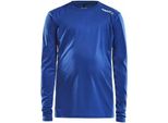 Craft Rush Ls Tee Jr Club Cobolt 110/116