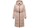 Steppmantel Navahoo "Herbstnebel 14", Damen, Gr. M (38), Hellorange, Obermaterial: 100% Polyester. Innenfutter: 100% Polyester. Wattierung: 100% Polyester. ÄRmelfutter: 100% Polyester, Figurumspielend Ca. Mitte Oberschenkel, Hoch Geschlossener Ausschnitt, Eng RippstrickbüNdchen, MäNtel Steppmantel, Langer Damen Wintermantel Mit TaillengüRtel