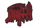 Morte - Scollo - Patch - Logo In Poliestere RO4597 (Taglia Unica) (Rosso/Nero)