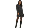 Dorothy Perkins - Miniabito Con Orlo A Balze Per Donna DP4329 (34 De) (Nero)
