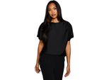 Principles - T-Shirt Spalla Drappeggiata Per Donna DH7867 (42 It) (Nero)