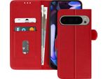 Avizar, Custodia In Ecopelle Con Funzione Di Supporto Per Google Pixel 9 Pro Xl, Rosso