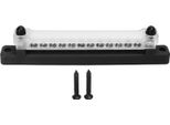 48 V 150A 12 Terminale Bus Stop Maglia Blocco Di Distribuzione Di Potenza Con Perni Di Copertura M4 Viti Per Auto Rv Marine Boat Nero