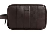 Ted Baker Borsa Da Toilette Waydee House Checkpoliuretanowashbag Brown - Choc Marrone Scuro